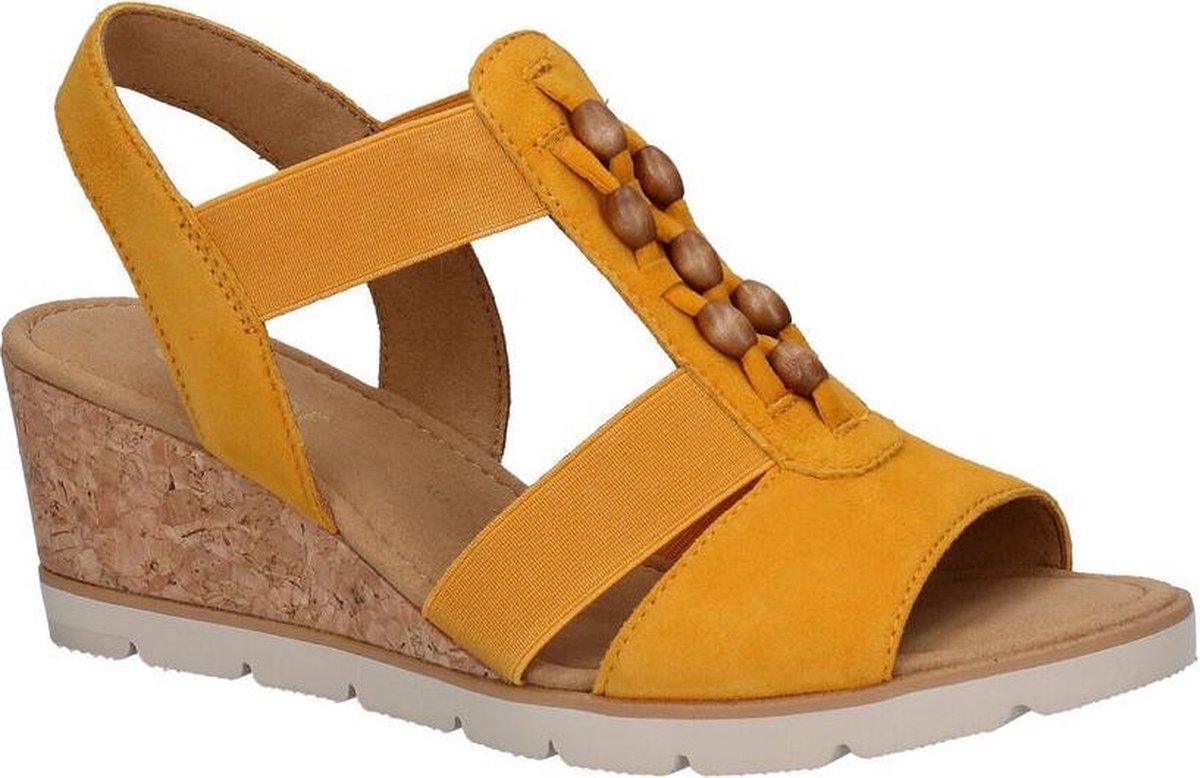Gabor -Dames geel sandalen maat 38½ - Schoenen.nl