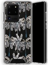 Selencia Zarya Fashion Extra Beschermende Backcover Samsung Galaxy S20 Ultra hoesje - Palmtree