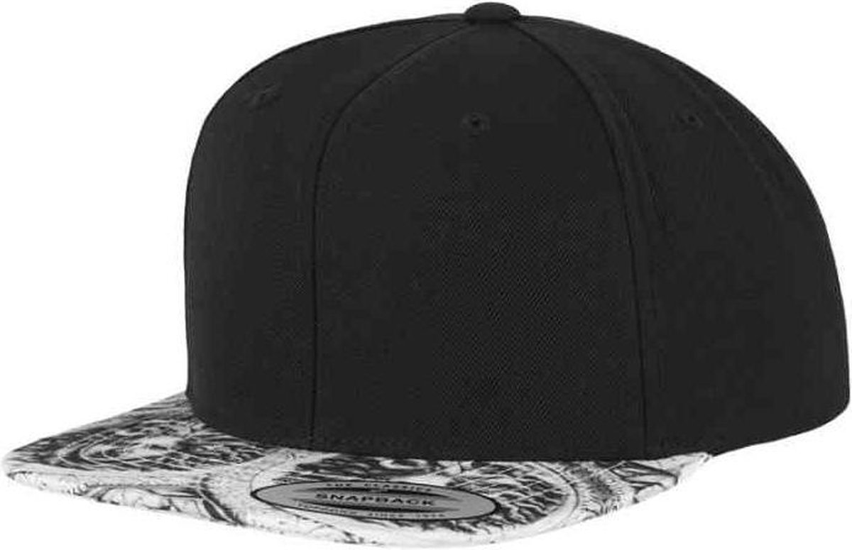 Urban Classics Snapback Pet Sun King Zwart/Wit
