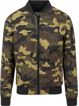 Urban Classics Bomber jacket -XL- Light Camo Groen