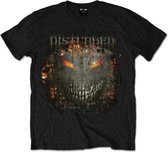 Disturbed Heren Tshirt -M- Fire Behind Zwart