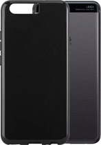 Hoesje Geschikt voor: Huawei P10 - Silicone - Zwart