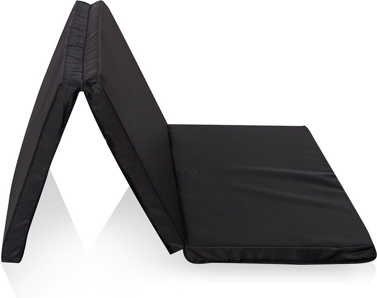 Opklapbaar campingbed, kampeerbed, voor buiten kamperen in de tuin, 190 x 71 x 35 cm