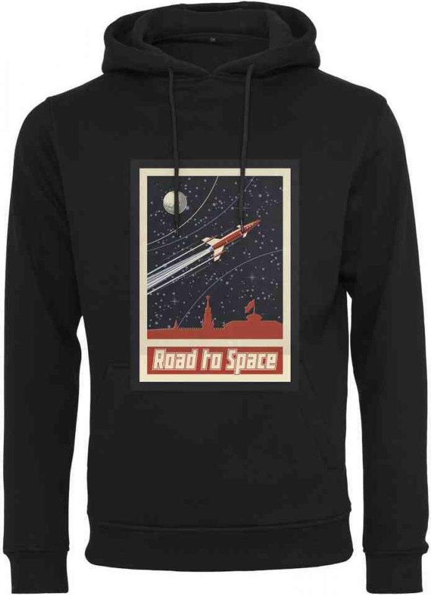 Urban Classics Hoodie/trui -XL- Road To Space Zwart