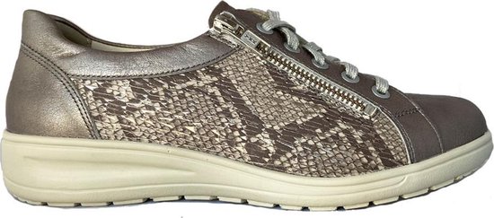 Chaussures Taupe Solidus Lace Kate Width K Metallic | bol.com