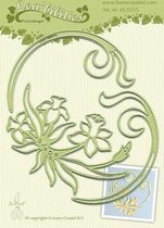 LeCrea - Leabilitie Daffodil & swirls snij en embossing mal 45.0355