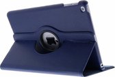iPad 9.7 - 360 graden draaibare hoes - Donker Blauw