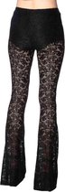 Banned Bell bottom wijde broek -S- Lacey Flared Zwart