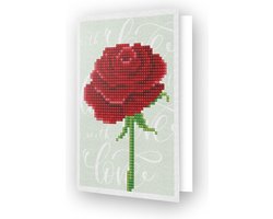 Diamond Dotz Love Rose wenskaart DDG.017