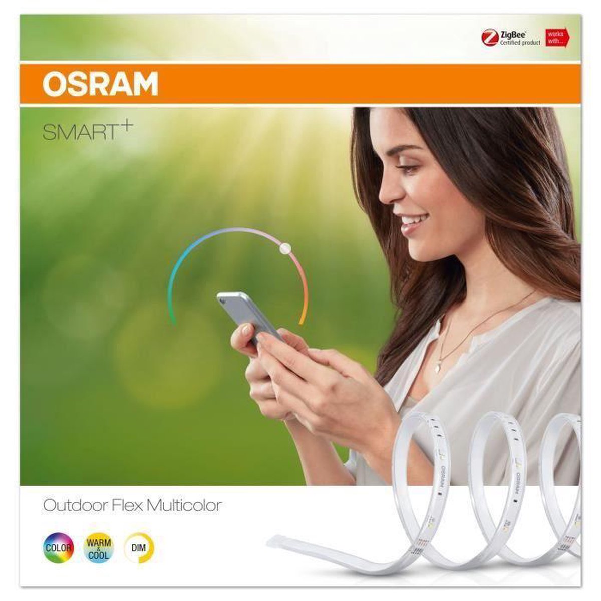 Osram Smart+ Flex Outdoor LED-strip RGBW - Zigbee 24 W A 4,88 m | bol.com