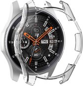 geschikt voor Samsung Galaxy Watch silicone case - transparant - 42mm