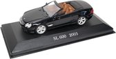 ATLAS Mercedes Benz SL 600 CONVERTIBLE (R 230) 2003 schaalmodel 1:43