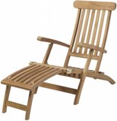 Deckchair Oceano ligbed teakhout