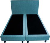 Bedworld Boxspring 160x210 - Geveerd - Seudine - Turquoise (ONC85)