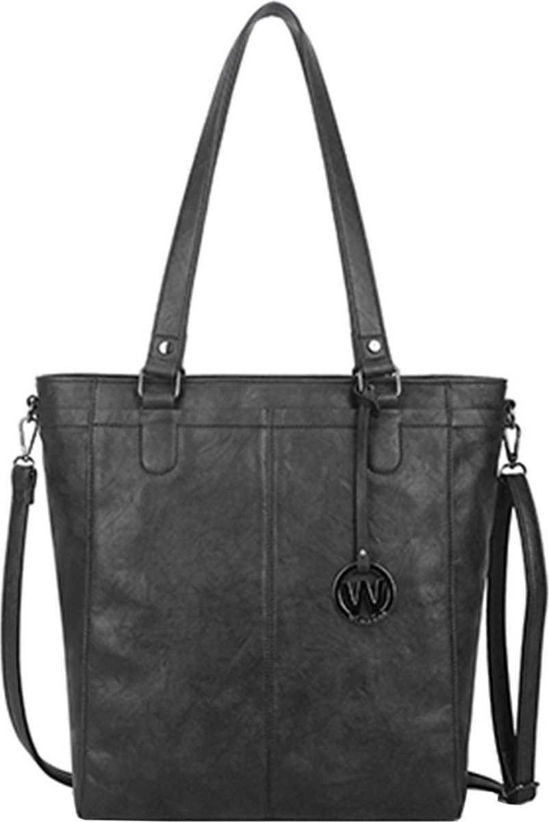 Wimona Fatma 4090 Shopper / Schoudertas / Laptoptas - 13 inch - Zwart