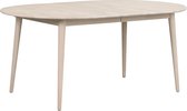 Rowico Tyler Ovale Eettafel - Uitschuifbaar - Whitewash Eiken - L170 X B105 X H74 Cm