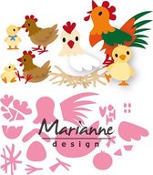 Marianne Design Collectables Eline's Kippenfamilie