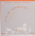 Kartonnen verpakking van Hermès Elixir des Merveilles Eau de Parfum (100 ml).