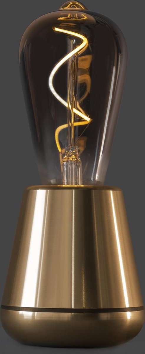 Humble - Oplaadbare tafellamp - One Gold - op batterij - Draadloos tot wel 140 uur