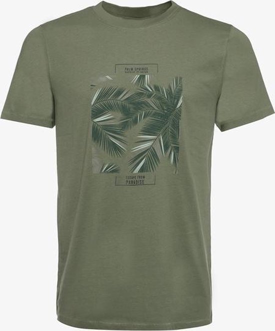 Unsigned heren T-shirt - Groen - Maat S | bol.com