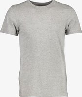 Unsigned heren T-shirt grijs ronde hals - Maat XXL