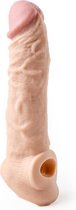 Penis sleeve die echt aanvoelt - blank 19.8cm