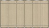 Compleet pakket: Shadow Comfort Harmonicadoek 2x4m Zand met buitendoekreiniger