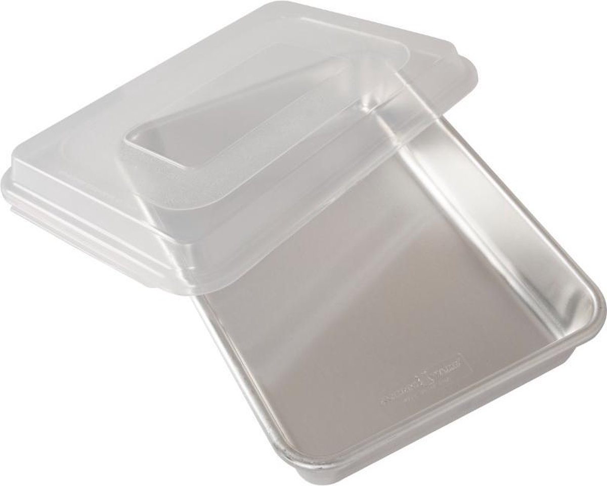 Bakvorm, Rechthoek, met Deksel, 25 x 34 cm, Aluminium, Nordic Ware | Naturals