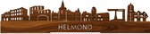 Standing Skyline Helmond Palissander hout - 40 cm - Woondecoratie design - Decoratie om neer te zetten - WoodWideCities