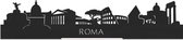 Standing Skyline Rome Zwart hout - 60 cm - Woondecoratie design - Decoratie om neer te zetten - WoodWideCities