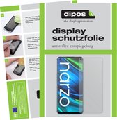 dipos I 6x Beschermfolie mat compatibel met Oppo Realme Narzo 20 Pro Folie screen-protector (expres kleiner dan het glas omdat het gebogen is)