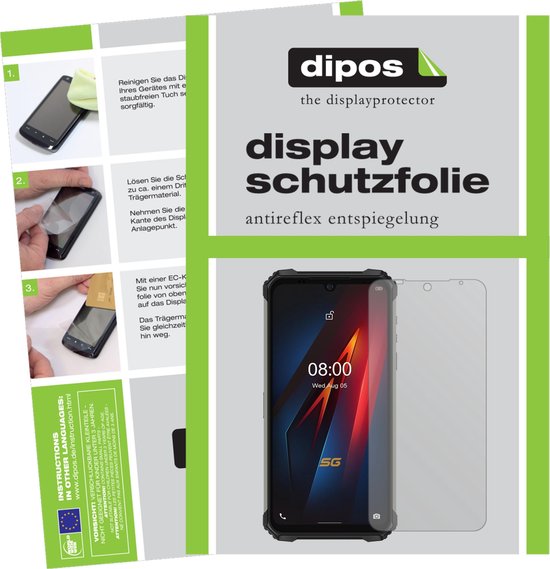 dipos I 6x Beschermfolie mat geschikt voor Ulefone Armor 8 Folie screen-protector