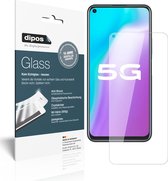 dipos I 2x Pantserfolie helder compatibel met Vivo Y51s Beschermfolie 9H screen-protector (expres kleiner dan het glas omdat het gebogen is)