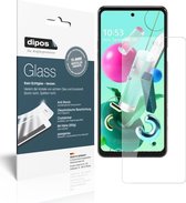 dipos I 2x Pantserfolie helder compatibel met LG Q92 Beschermfolie 9H screen-protector (expres kleiner dan het glas omdat het gebogen is)