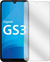 dipos I 6x Beschermfolie helder compatibel met Gigaset GS3 Folie screen-protector (expres kleiner dan het glas omdat het gebogen is)