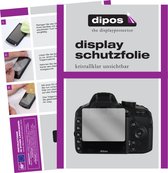 dipos I 2x Beschermfolie helder geschikt voor Nikon D3200 Folie screen-protector