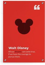 Walljar - Walt Disney - Muurdecoratie - Plexiglas schilderij