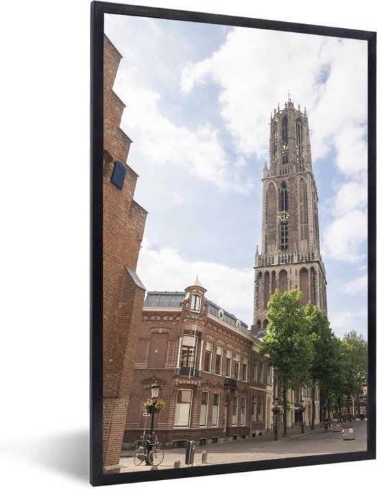 Fotolijst incl. Poster - Uitzicht - Domtoren - Utrecht - 40x60 cm - Posterlijst