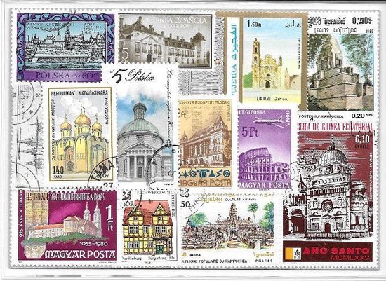 De zon – Luxe postzegel pakket (A6 formaat) : collectie van 25 verschillende