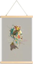 JUNIQE - Posterhanger Frida 2 -20x30 /Kleurrijk