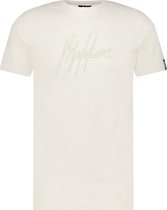 Malelions Men Essentials T-Shirt - Off-White - XS