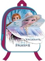 rugzak Frozen II 38 x 34 cm polyester/pvc roze/blauw