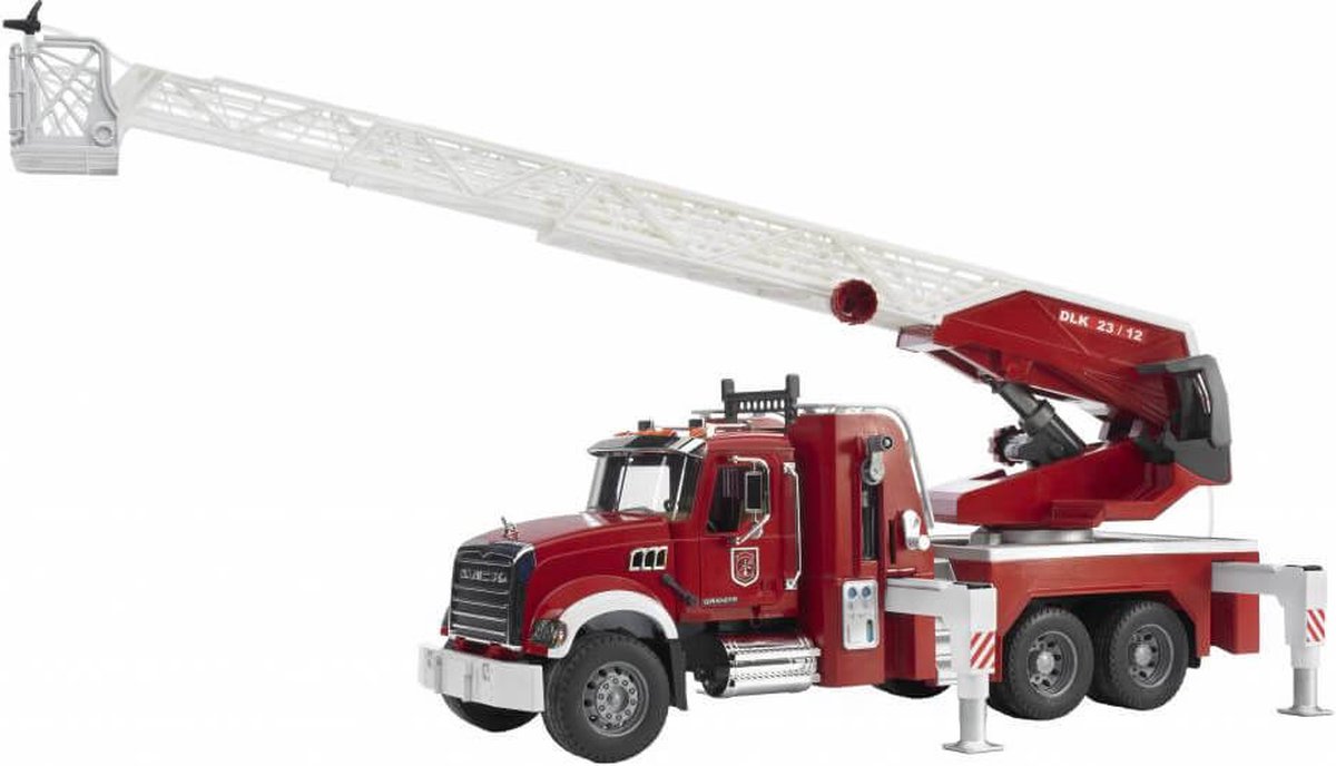 Bruder Mack Granite brandweerauto ladder en waterpomp — afbeelding 19