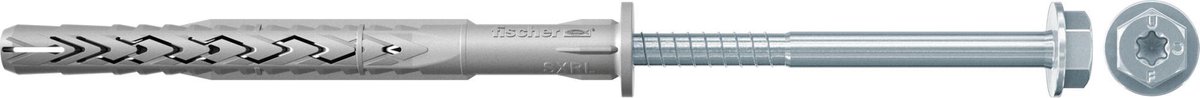 Fischer 540130 schroefanker & muurplug 50 stuk(s) Schroef- & muurplugset 100 mm