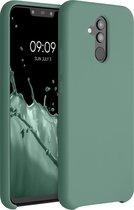 kwmobile telefoonhoesje voor Huawei Mate 20 Lite - Hoesje met siliconen coating - Smartphone case in dennengroen