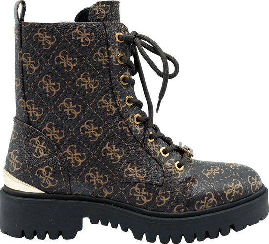 Guess NEA (Goud en brons) - Boots en enkellaarsjes chez Sarenza (419091)