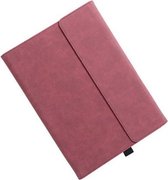 Voor Microsoft Surface Pro 7/7+ Zuid-Afrikaanse Schapenvacht Magnetische Horizontale Flip Lederen Case met Pen Slot & Houder (Rood)