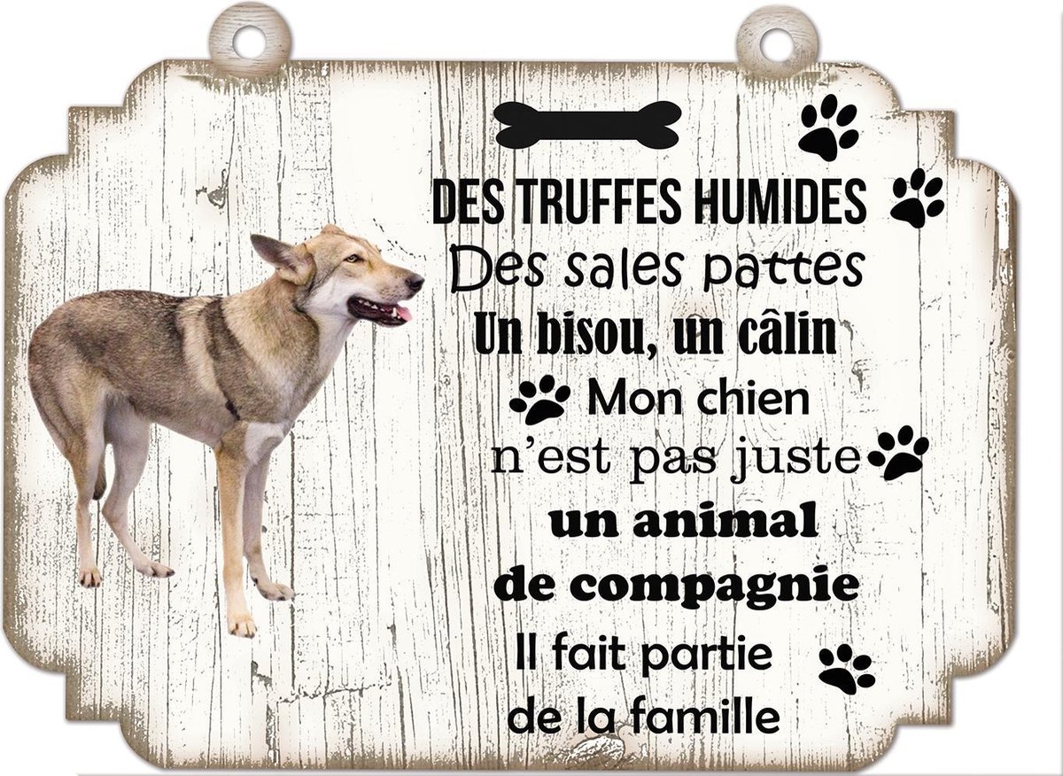 Tableau Déco - Saarloos Wolfhound