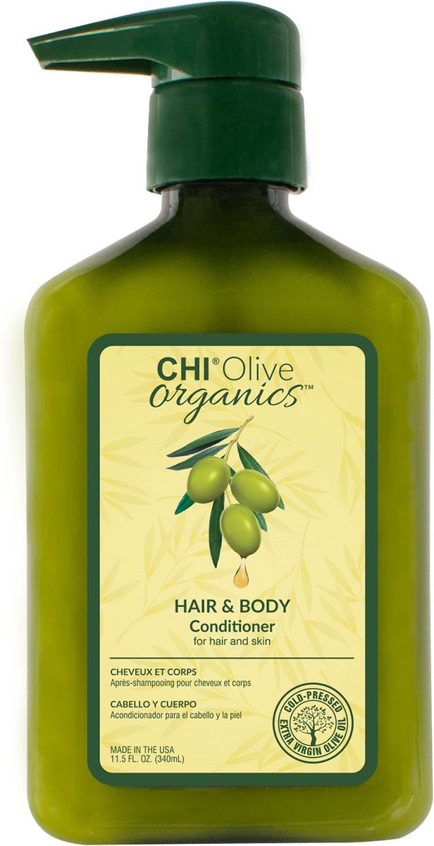 CHI Olive Organics - Hair & Body Conditioner 340ml. - Conditioner voor ieder haartype