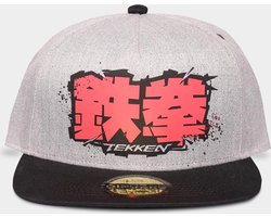 Tekken Snapback Pet Kanji Grijs/Zwart